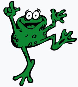 A1 Clean and Movers Frog/Toad Logo