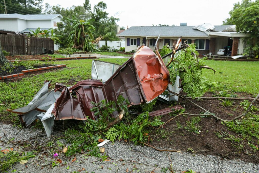 Dumpster rental after hurricane in the Carolinas